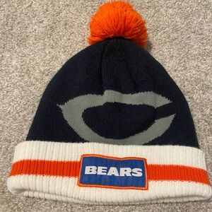 Chicago Bears Pom Pom Toque Adult One Size Budweiser NFL Football Sports Fan